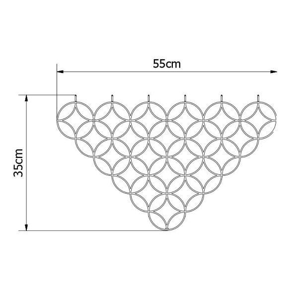 Wieszak Holo M Gold - POLYHEDRA